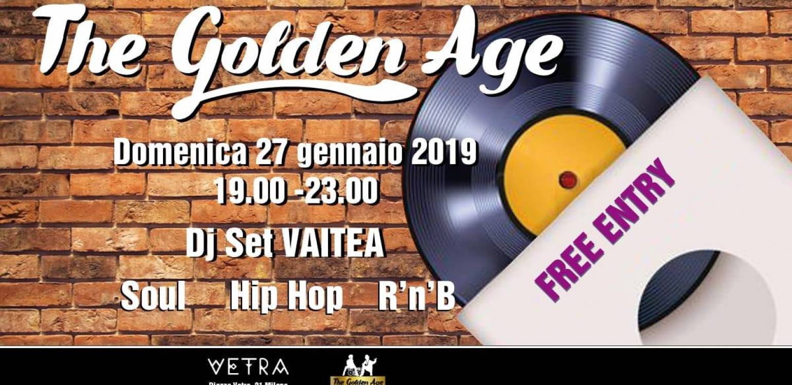 The Golden Age – DJ Set Vaitea